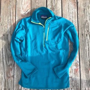 Patagonia R1 1/4 zip womens M